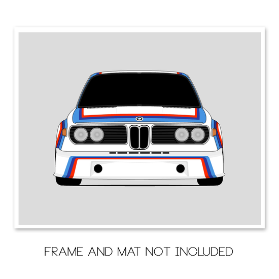 BMW 3.0 CSL Race Car (1973-1975) Batmobile Poster