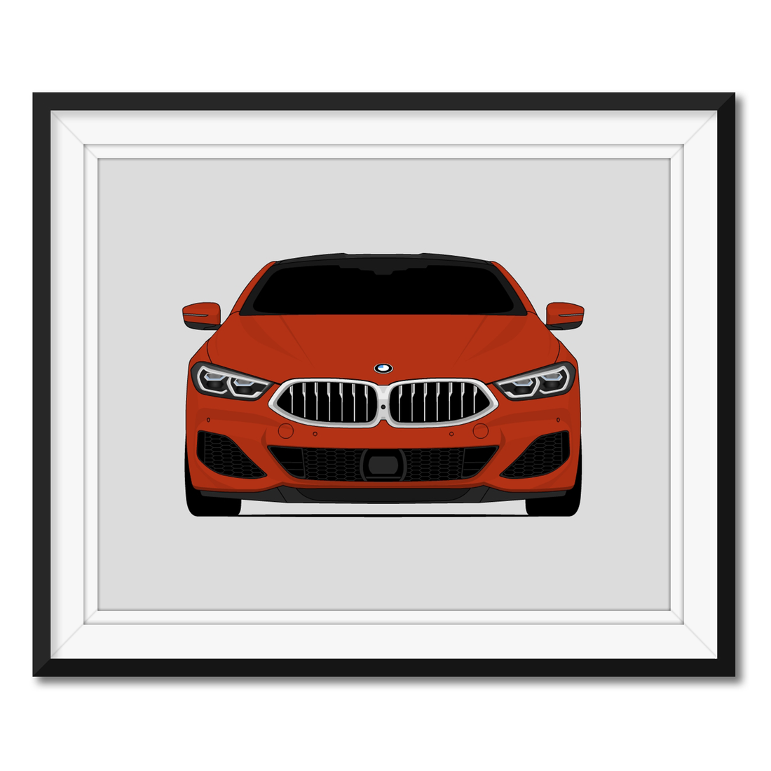 BMW 8 Series (2018-2022) G14 G15 G16 Poster