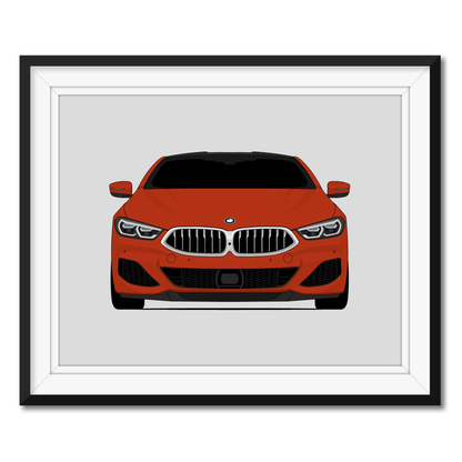BMW 8 Series (2018-2022) G14 G15 G16 Poster