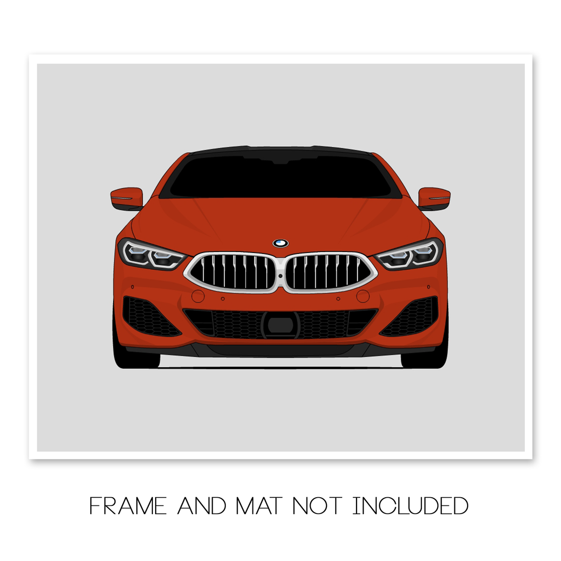 BMW 8 Series (2018-2022) G14 G15 G16 Poster
