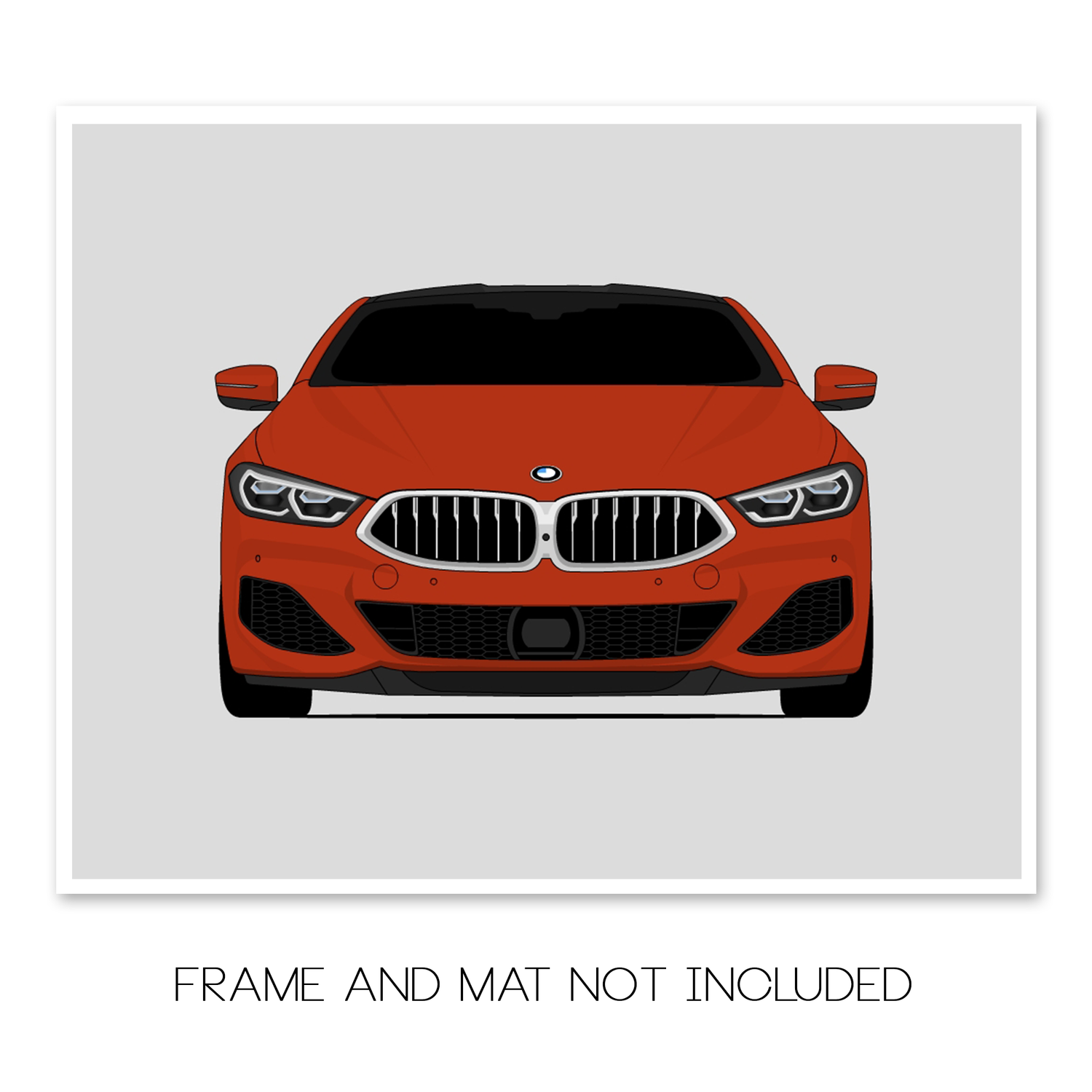 BMW 8 Series (2018-2022) G14 G15 G16 Poster