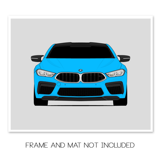 BMW M8 (2019-Present) F91 F92 F93 Poster