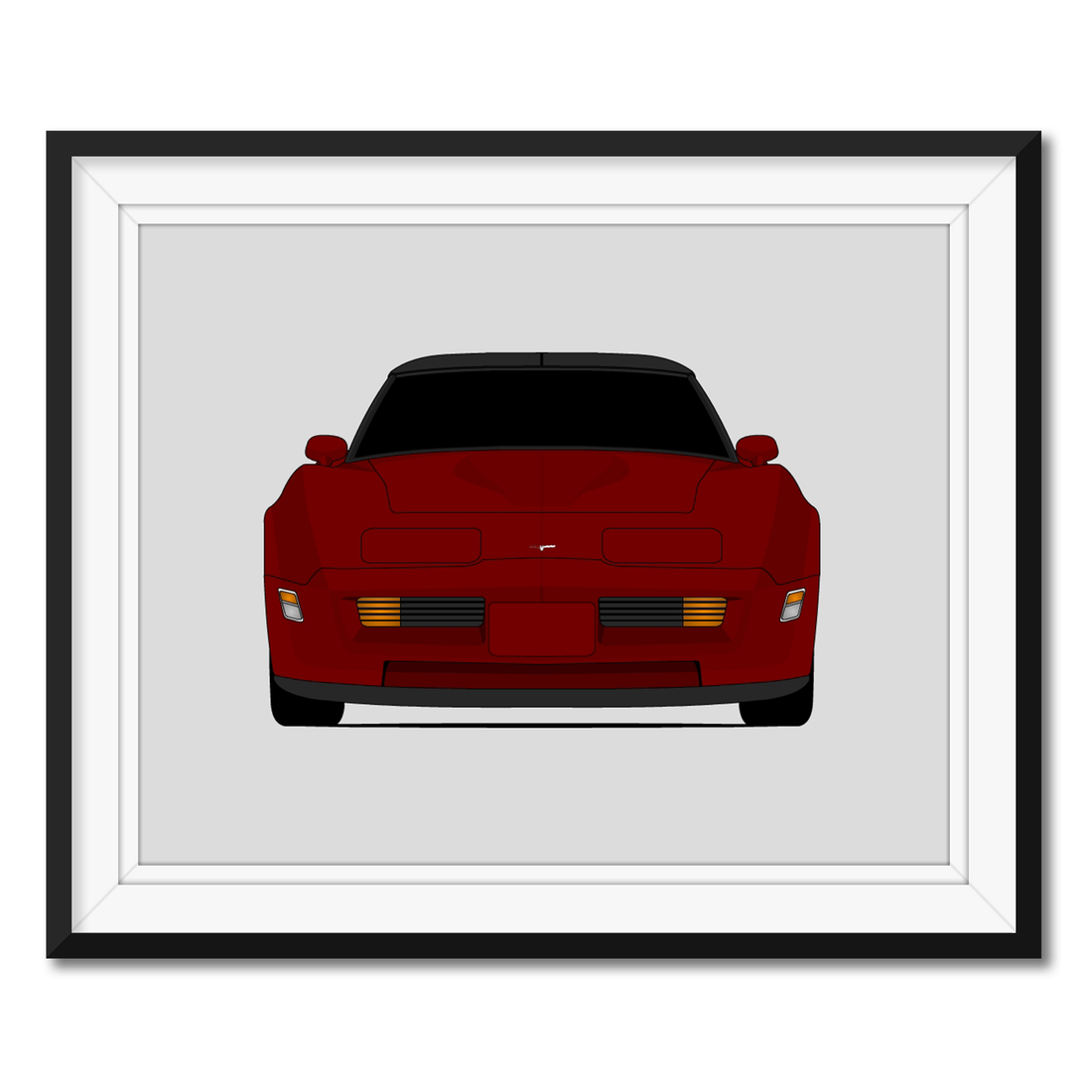 Chevy Corvette C3 (1980-1982) Gen 3 Poster