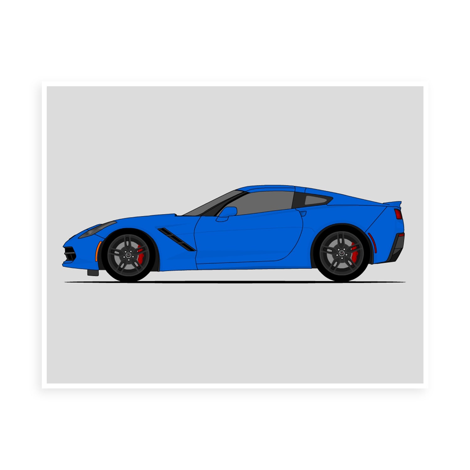 Custom Order: Chevy Corvette C7 (17x22)