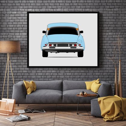Citroen DS (1968-1975) (Rear) Poster