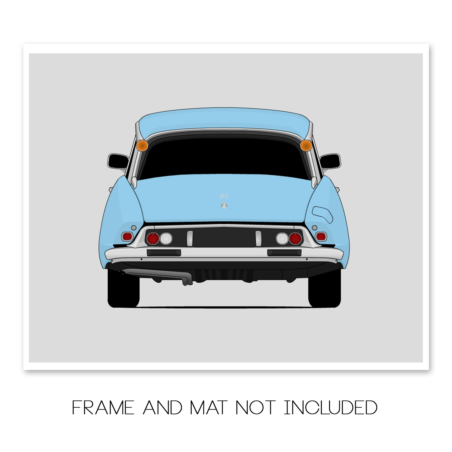Citroen DS (1968-1975) (Rear) Poster