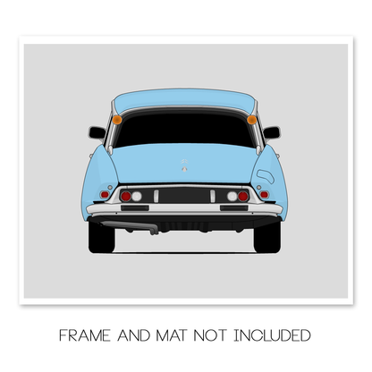 Citroen DS (1968-1975) (Rear) Poster