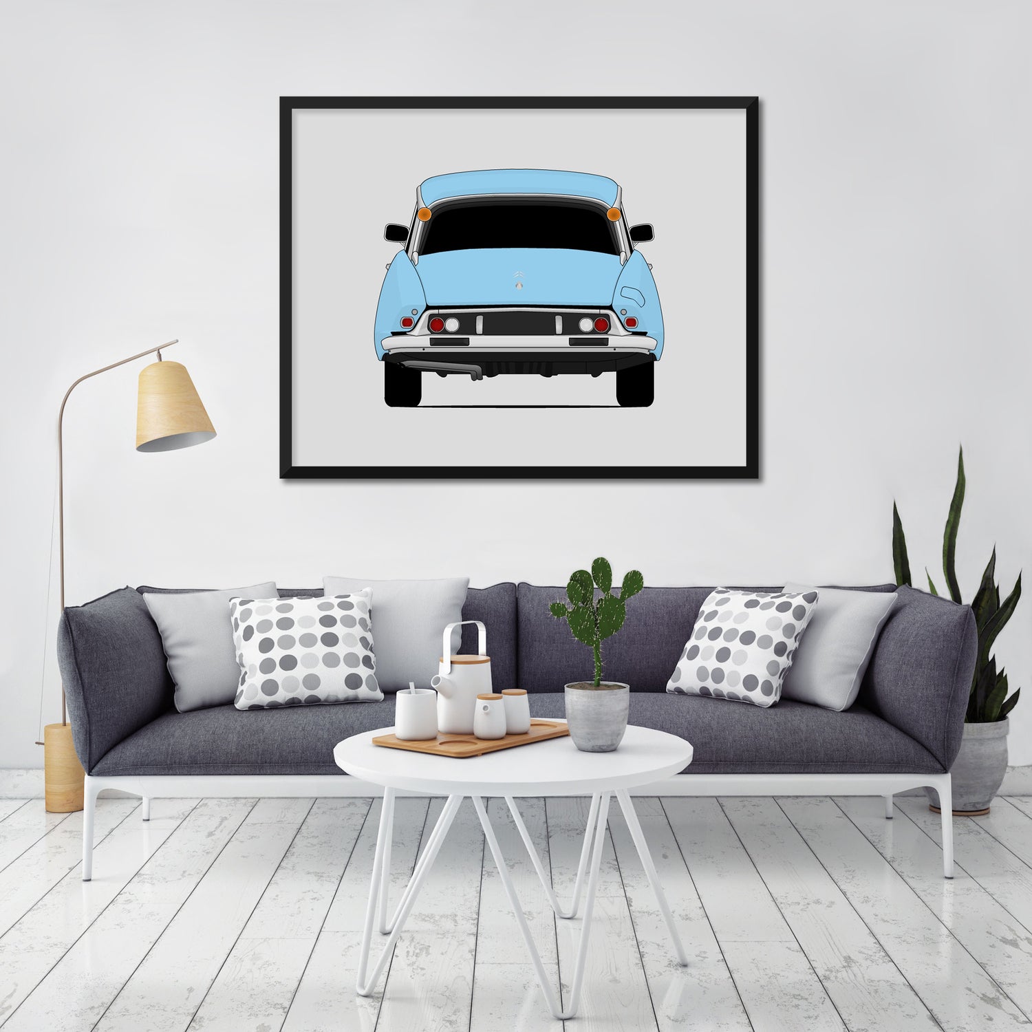 Citroen DS (1968-1975) (Rear) Poster