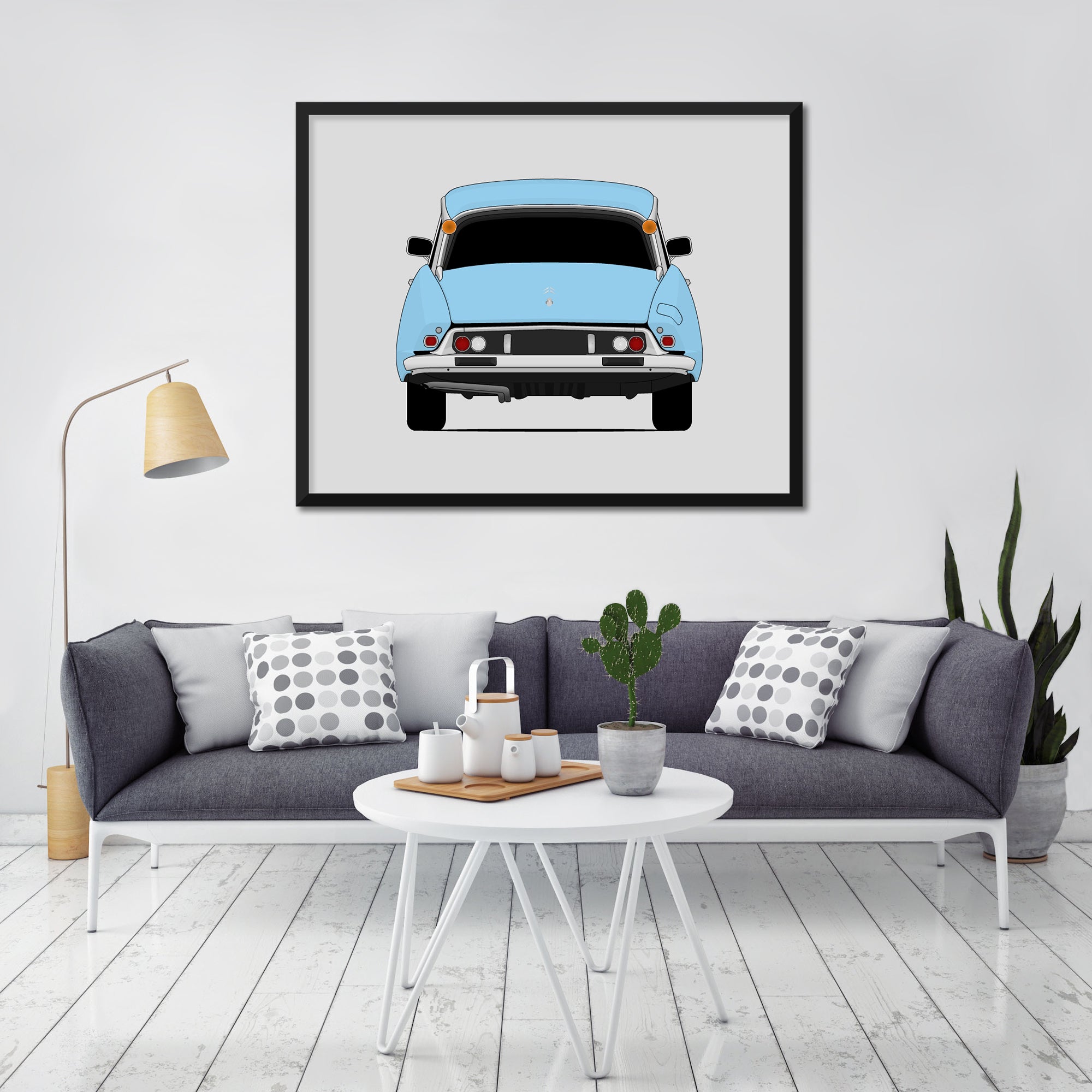 Citroen DS (1968-1975) (Rear) Poster