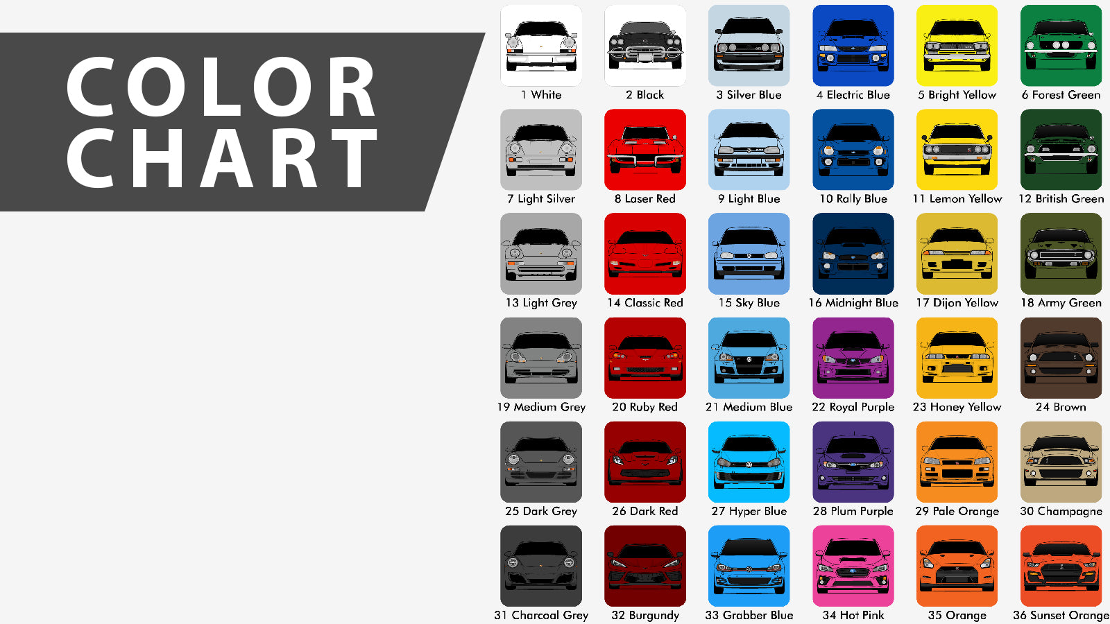 Car Nursery ABC Alphabet Car Poster – Custom Car Posters