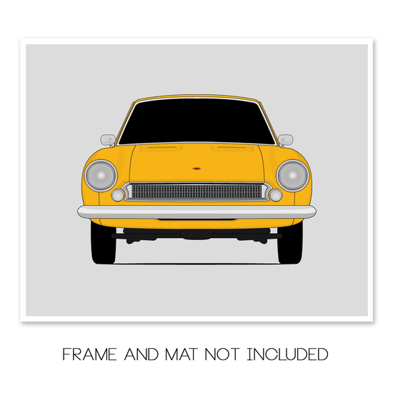 Fiat 124 Sport coupe (1967-1975) Poster