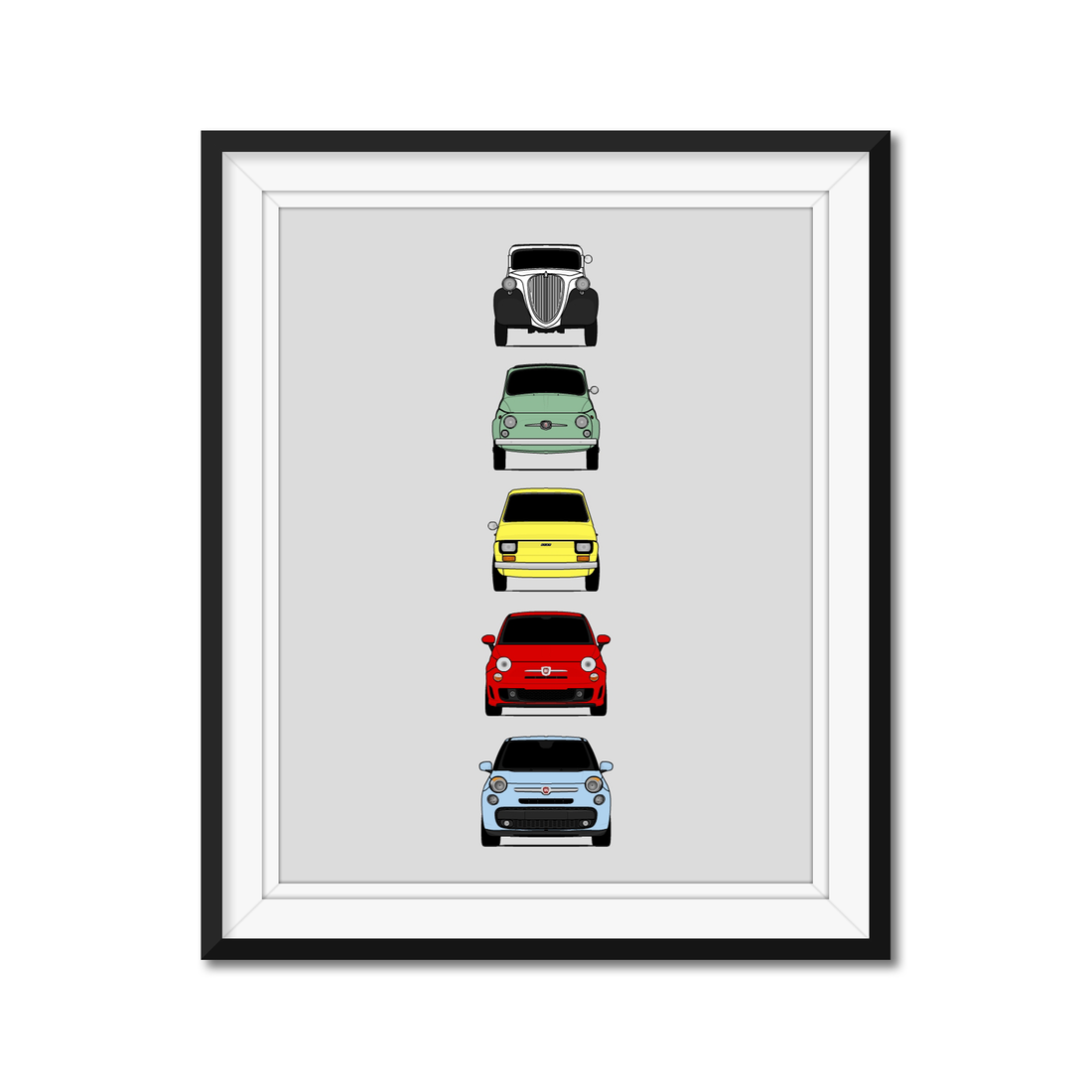 Fiat 500 Generations