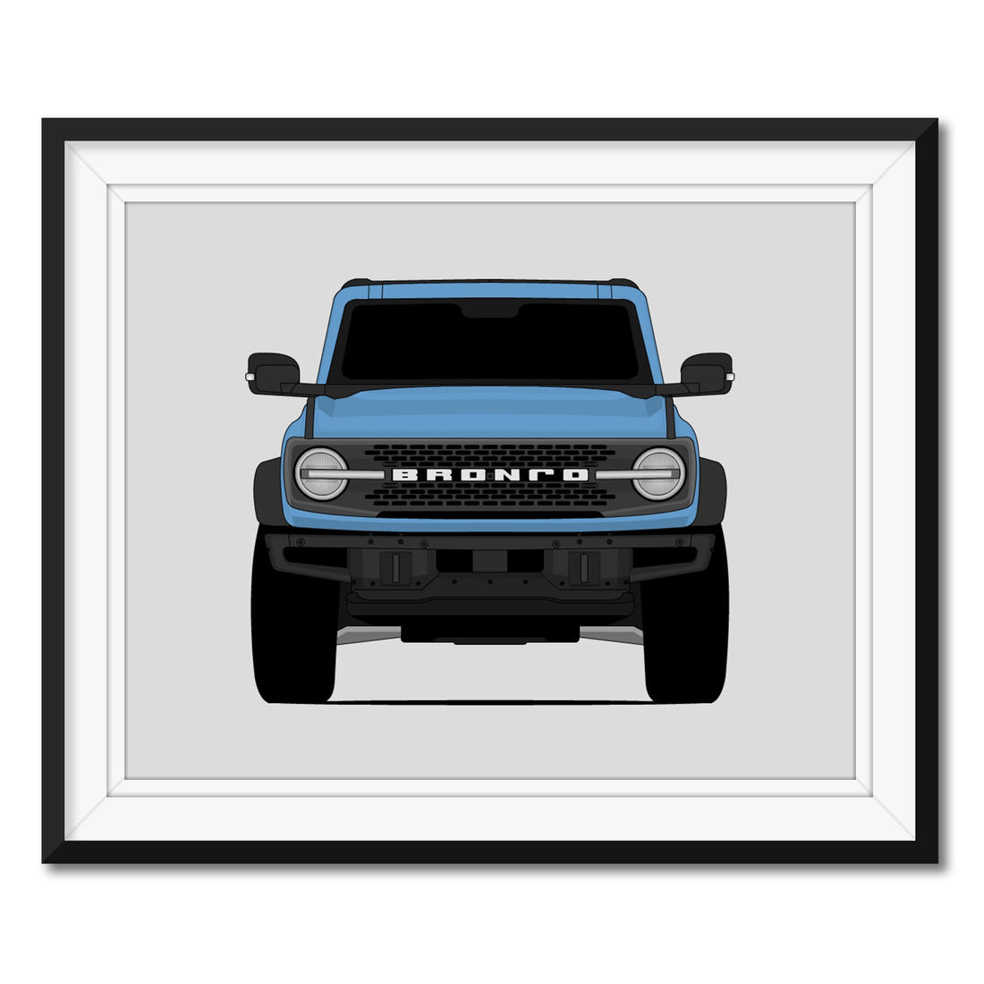 Ford Bronco (2021-Present) Badlands Wildtrak First Edition Poster