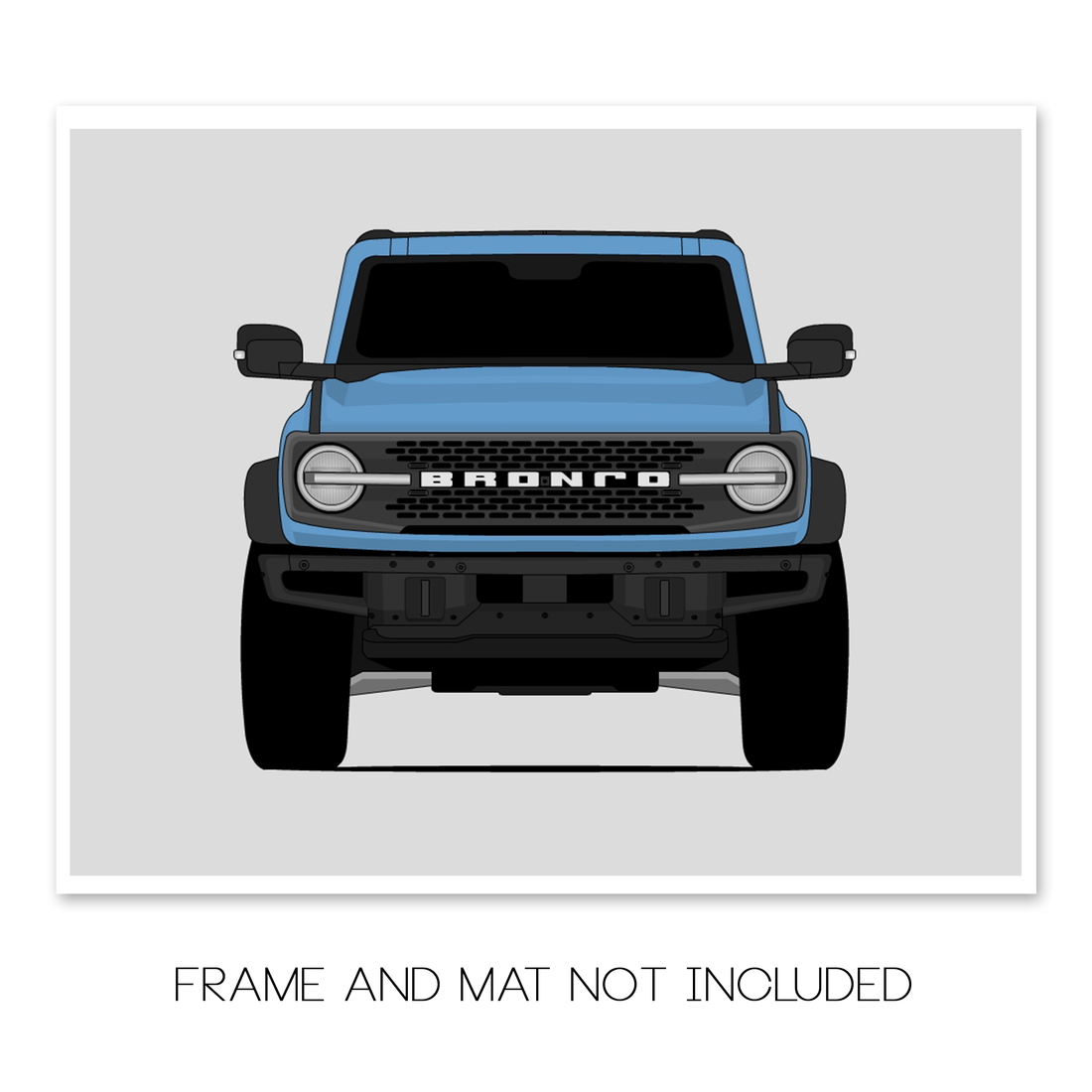 Ford Bronco (2021-Present) Badlands Wildtrak First Edition Poster