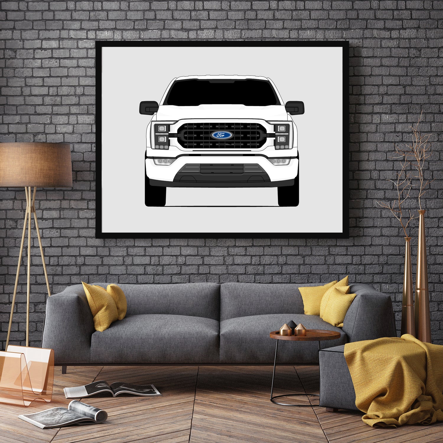 Ford F-150 XL (2021-2023) Gen 14 Poster