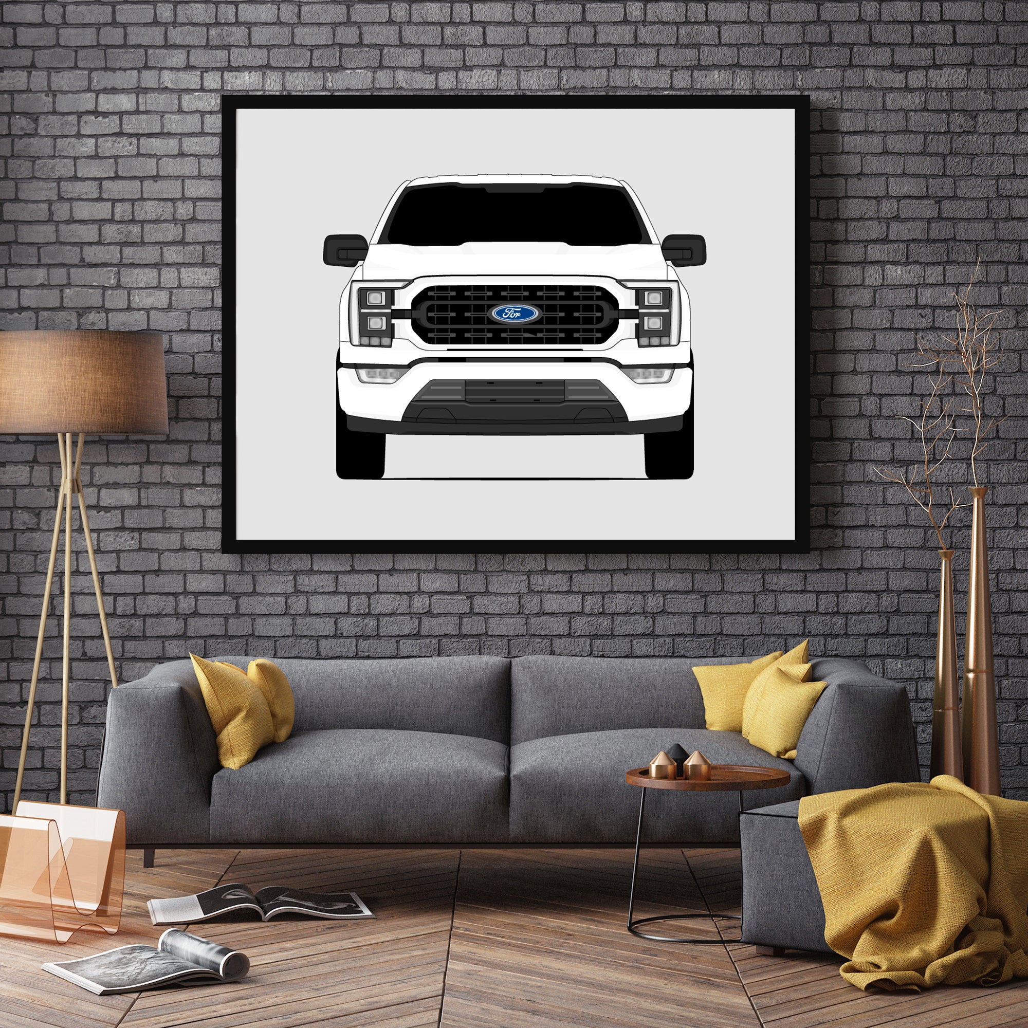 Ford F-150 XL (2021-2023) Gen 14 Poster
