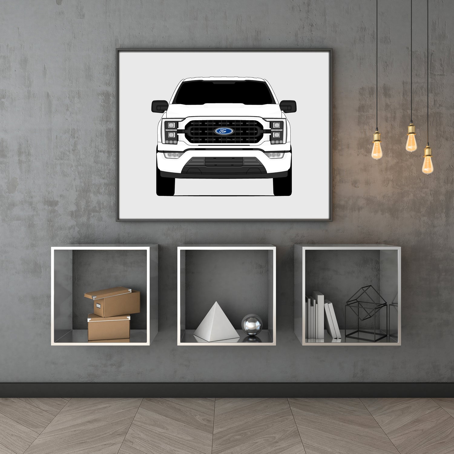 Ford F-150 XL (2021-2023) Gen 14 Poster