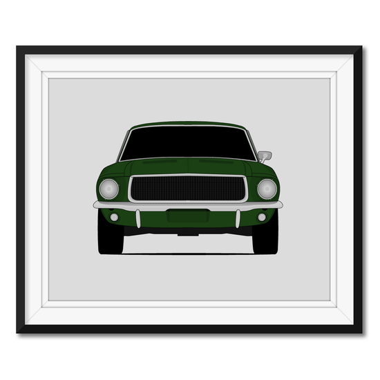 Ford Mustang Bullitt (1967-1968) Poster