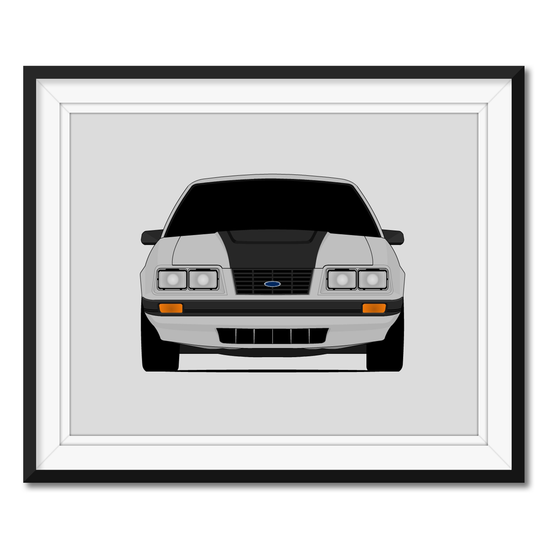 Ford Mustang GT (1983-1984) Fox Body Poster