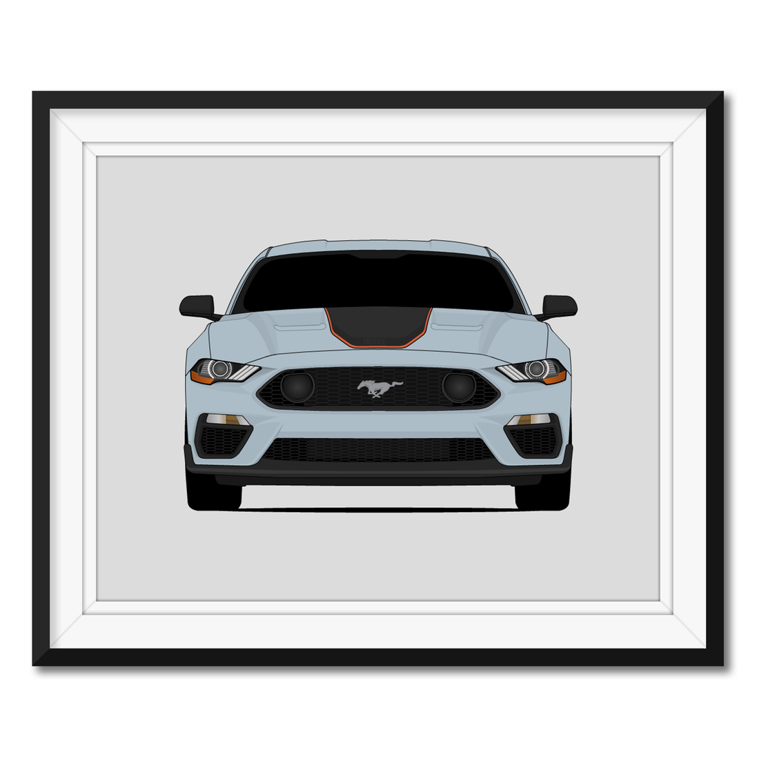 Ford Mustang GT (2021-Present) S550 Poster