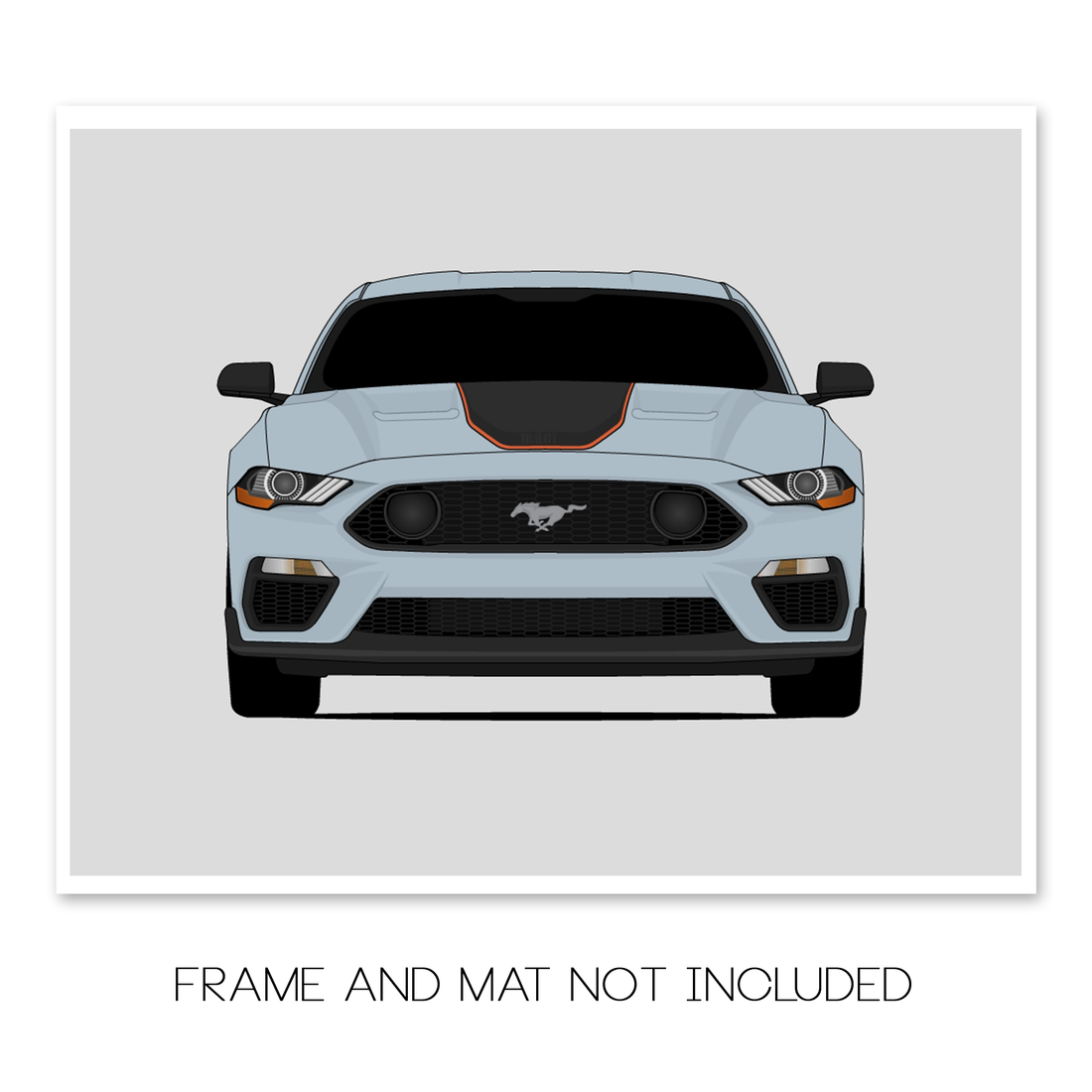 Ford Mustang GT (2021-Present) S550 Poster