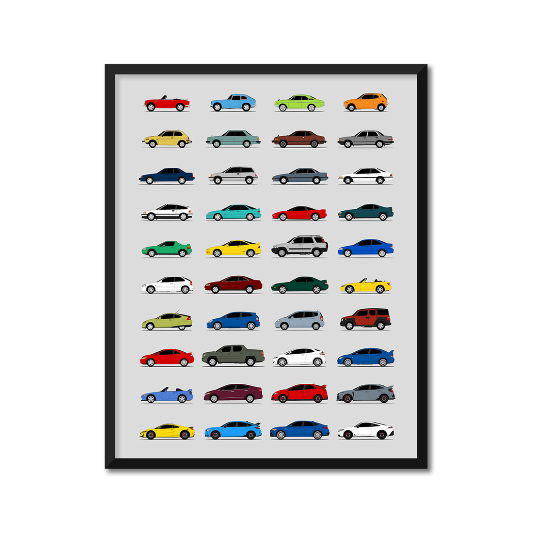 Honda Generations (Side Profile)