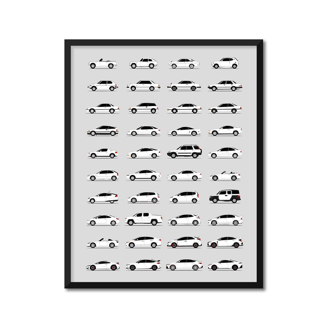 Honda Generations (Side Profile)