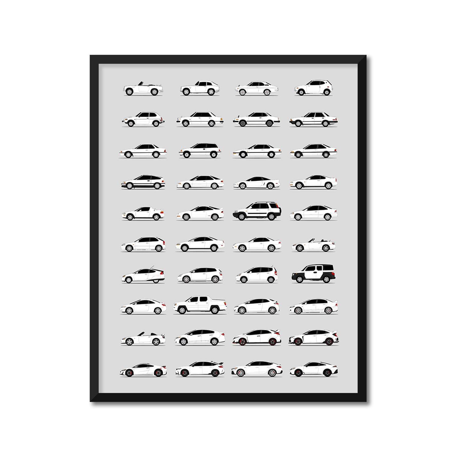 Honda Generations (Side Profile)