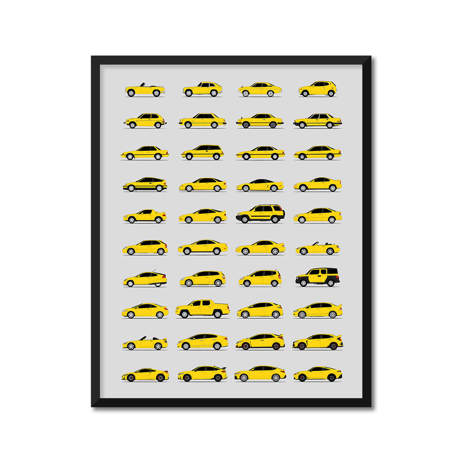 Honda Generations (Side Profile)