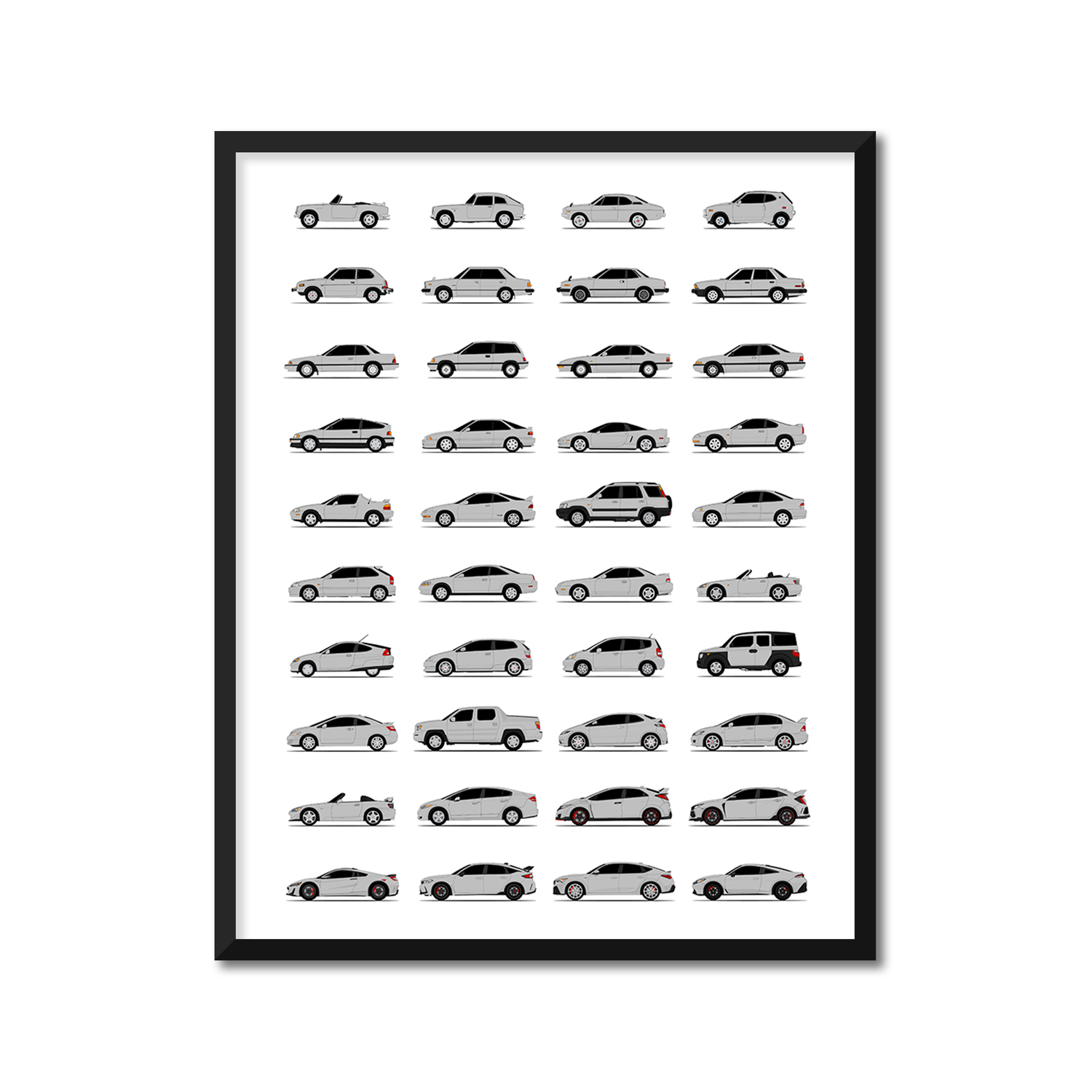 Honda Generations (Side Profile)
