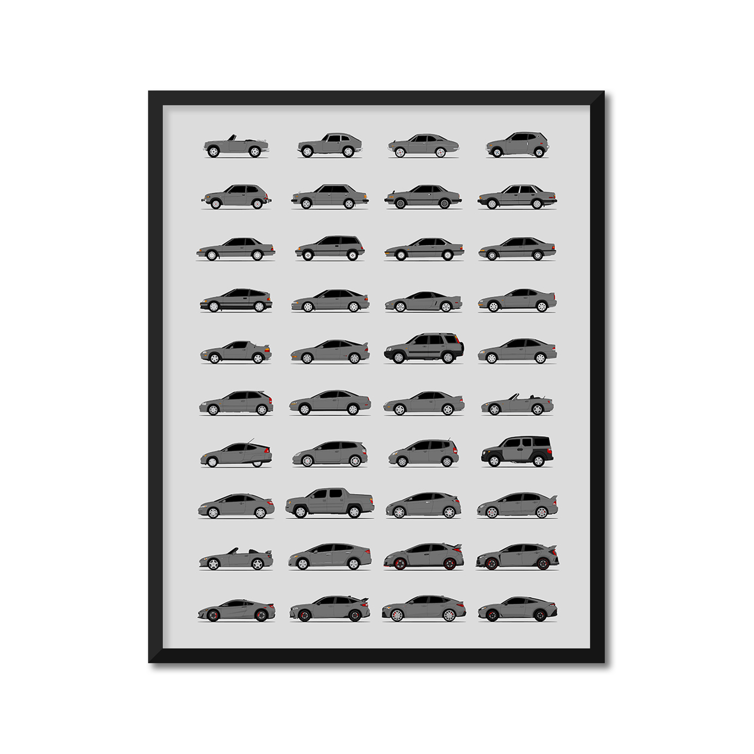 Honda Generations (Side Profile)