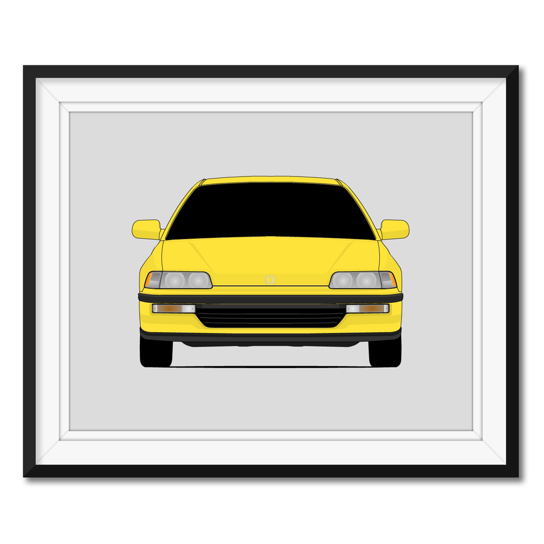 Honda Civic Si (1988-1991) Gen 4 Poster