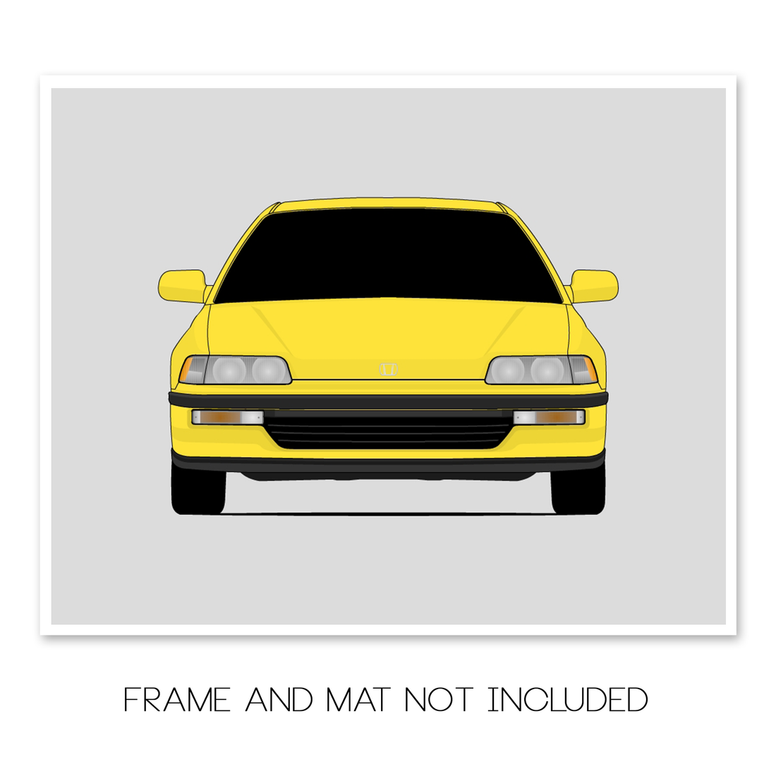 Honda Civic Si (1988-1991) Gen 4 Poster