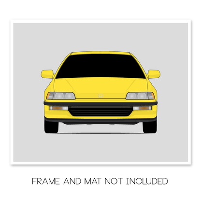 Honda Civic Si (1988-1991) Gen 4 Poster