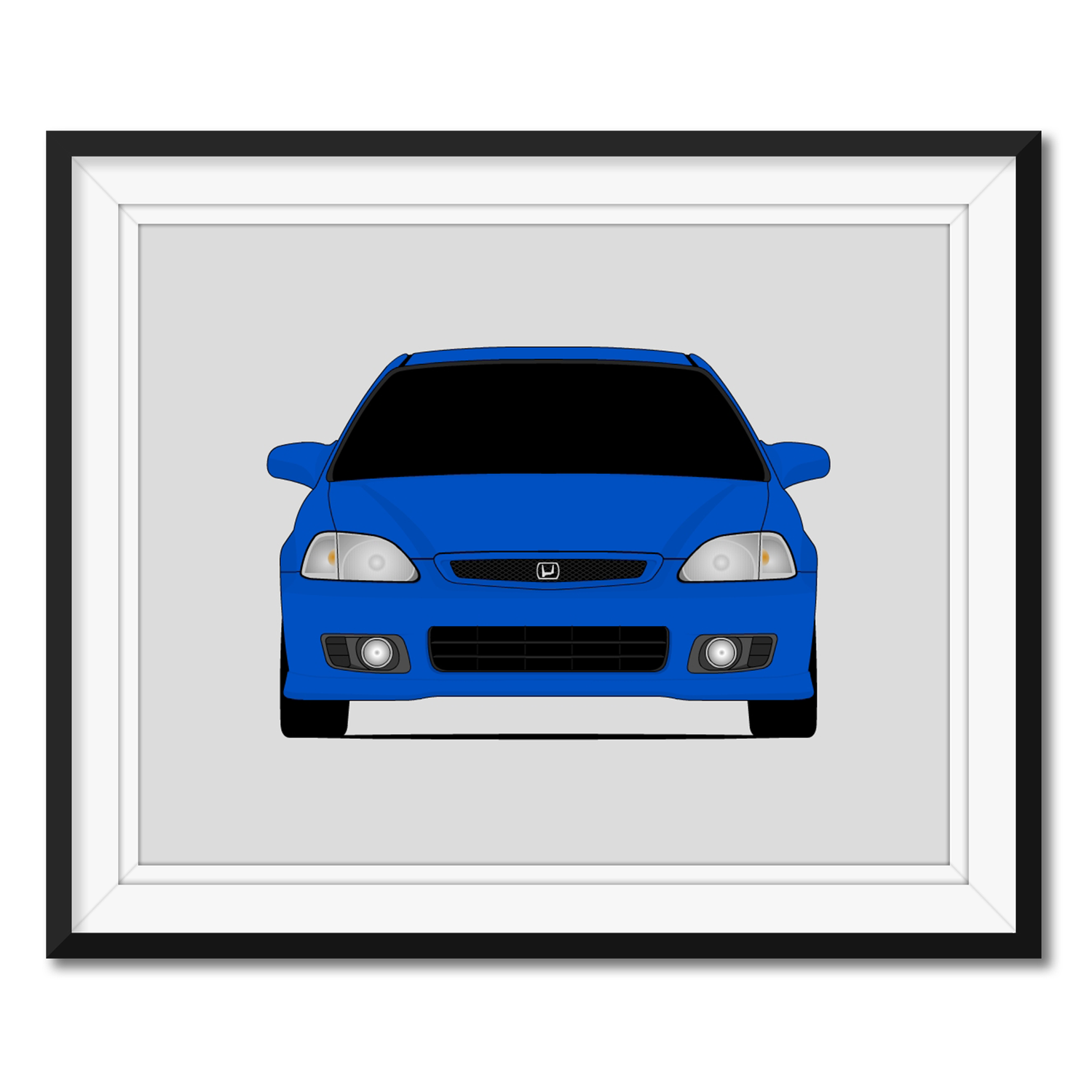 Honda Civic Si (1996-2000) EK9 Gen 6 Poster