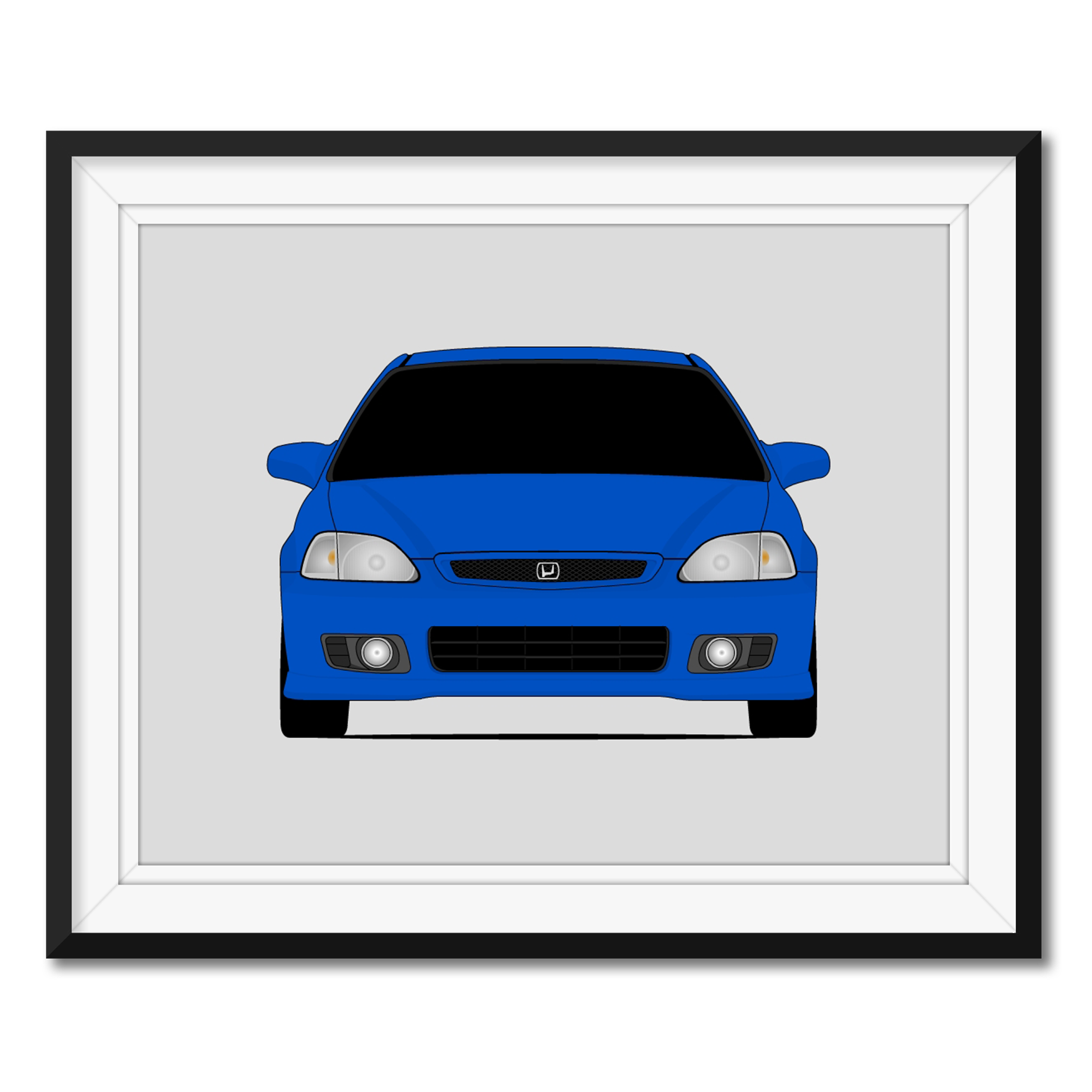 Honda Civic Si (1996-2000) EK9 Gen 6 Poster