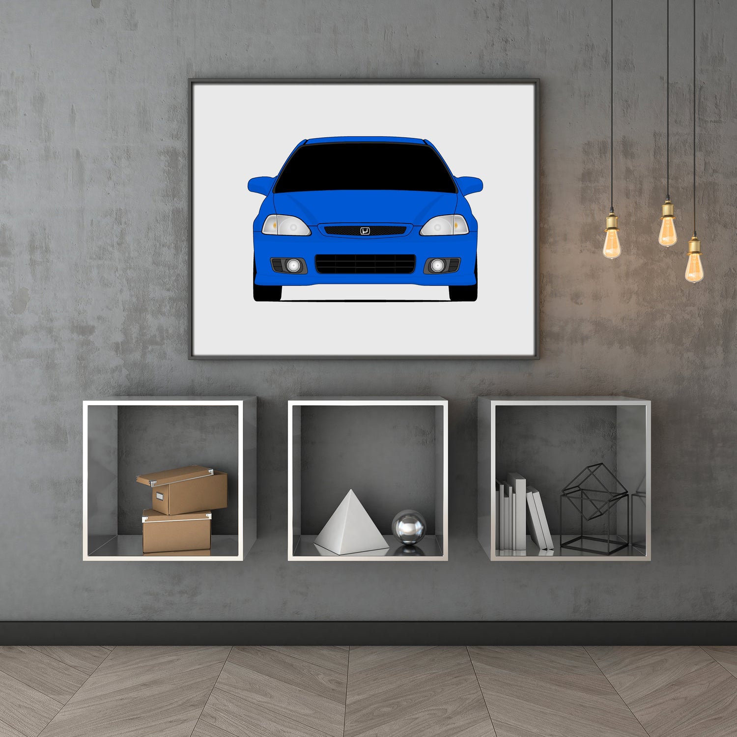 Honda Civic Si (1996-2000) EK9 Gen 6 Poster
