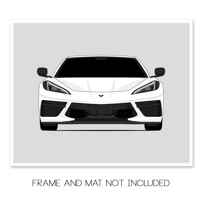 Chevy Corvette Stingray Convertible C8 (2020-Present) Poster