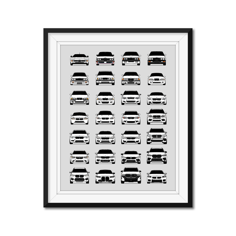 Customizable Version: BMW M Car Complete Generations