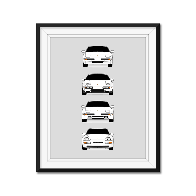 Customizable Version: Porsche Front Engine 924 928 944 968 Generations