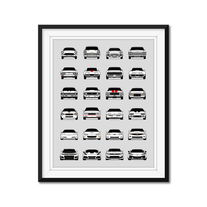 Autoevolution Posters Customizable Version: Chevy Generations History and Evolution – Custom ...