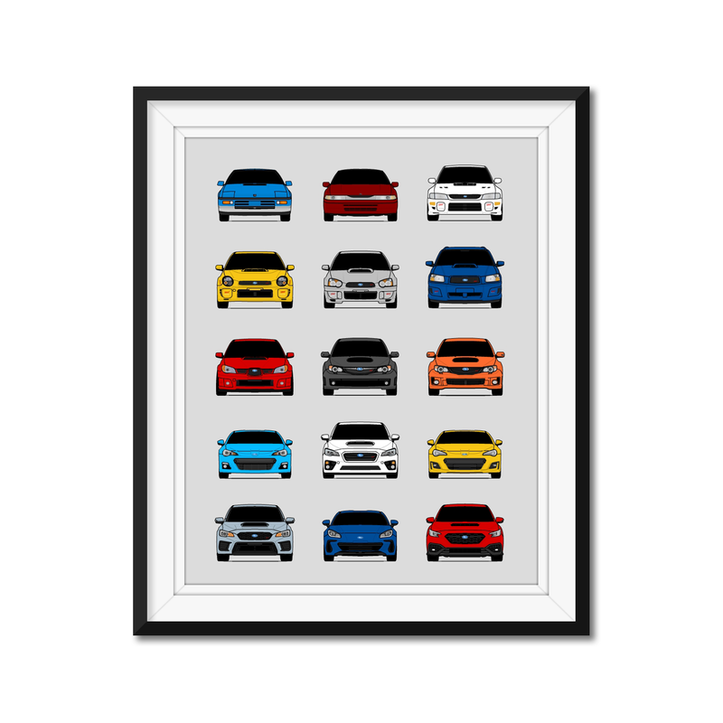 Subaru Generations History and Evolution