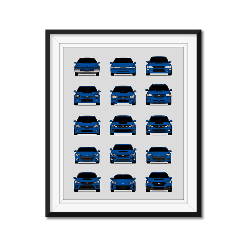 Subaru Generations History and Evolution