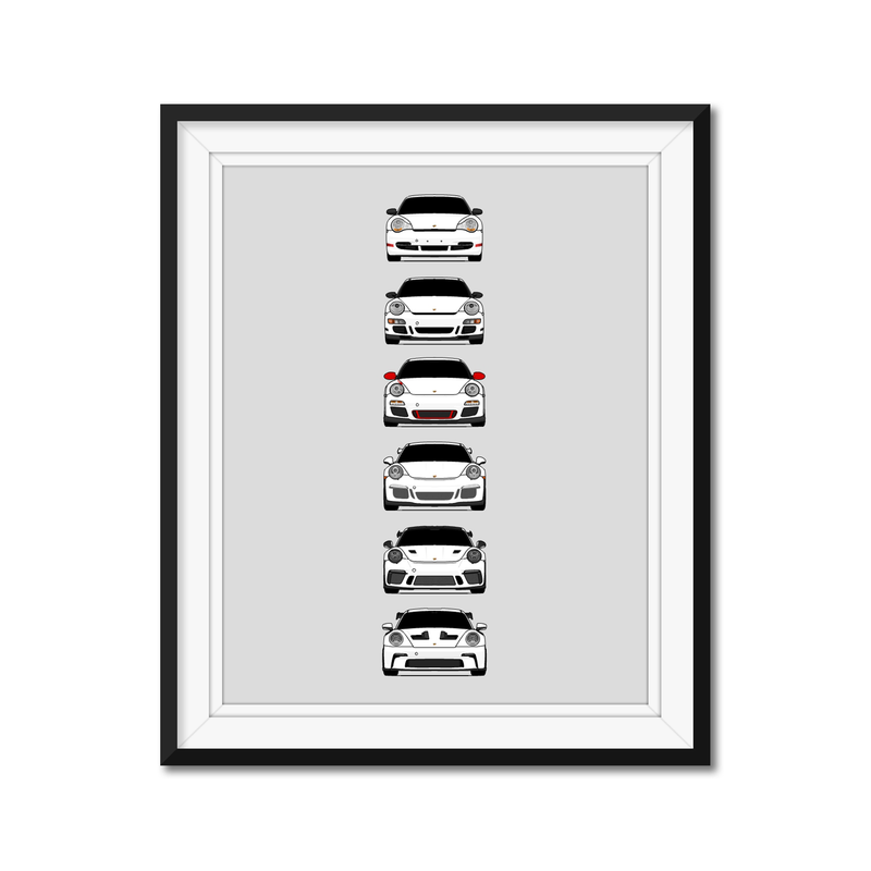 Porsche 911 GT3 RS Generations