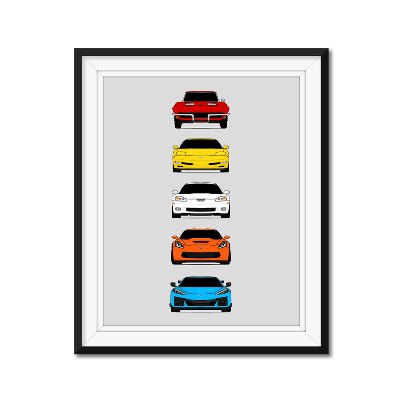 Chevy Corvette Z06 Generations