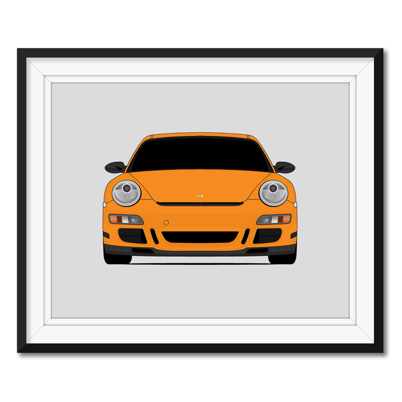 Porsche 911 GT3 (2006-2009) 997.1 Poster