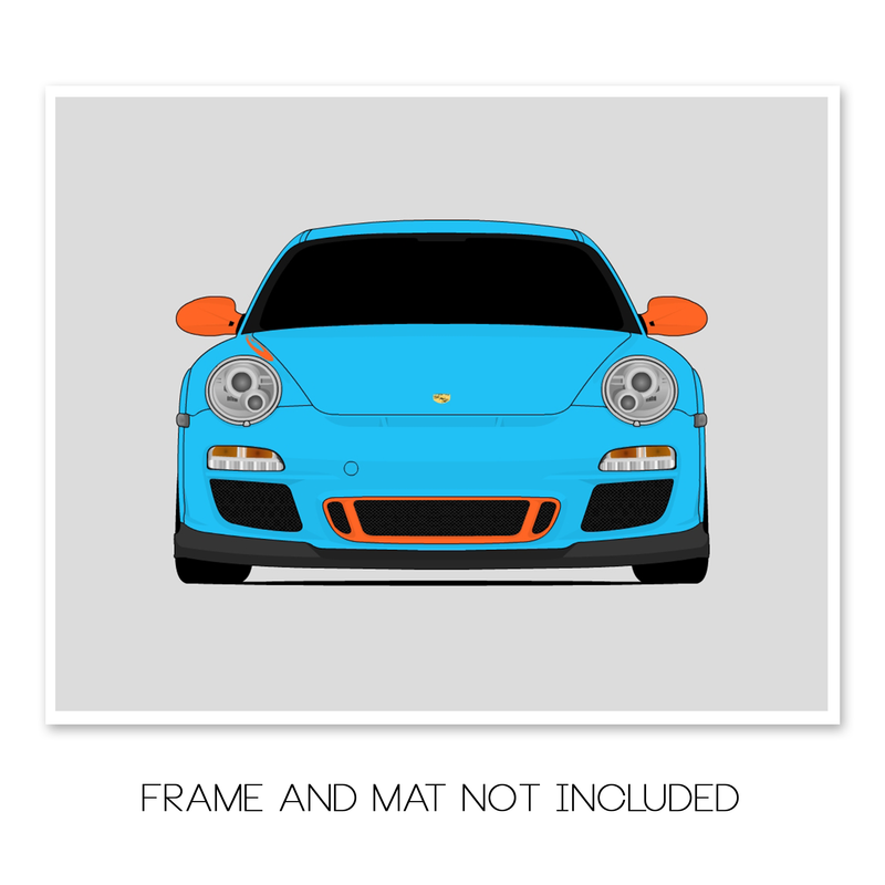 Porsche 911 GT3 RS (2009-2011) 997.2 Poster