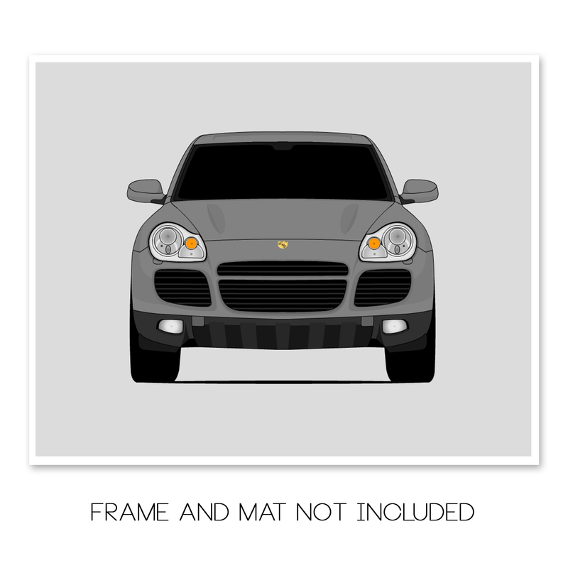 Porsche Cayenne Turbo (2004-2007) 1st Generation Poster