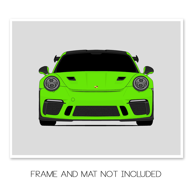 Porsche 911 GT3 RS (2018-2019) 991.2 Poster