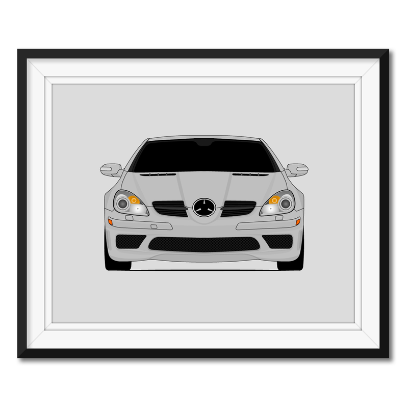 Mercedes-Benz SLK AMG 55 (2006-2008) Black Series R171 Poster